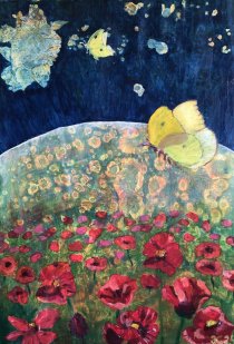 My Univers1, Acryl auf Papier, 42x59,4 cm, 350,00 €
