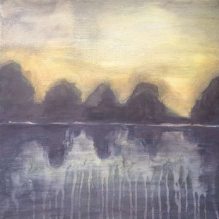 Nebel 1, Acryl auf Leinwand, 40x40x1 cm, 320,00 €